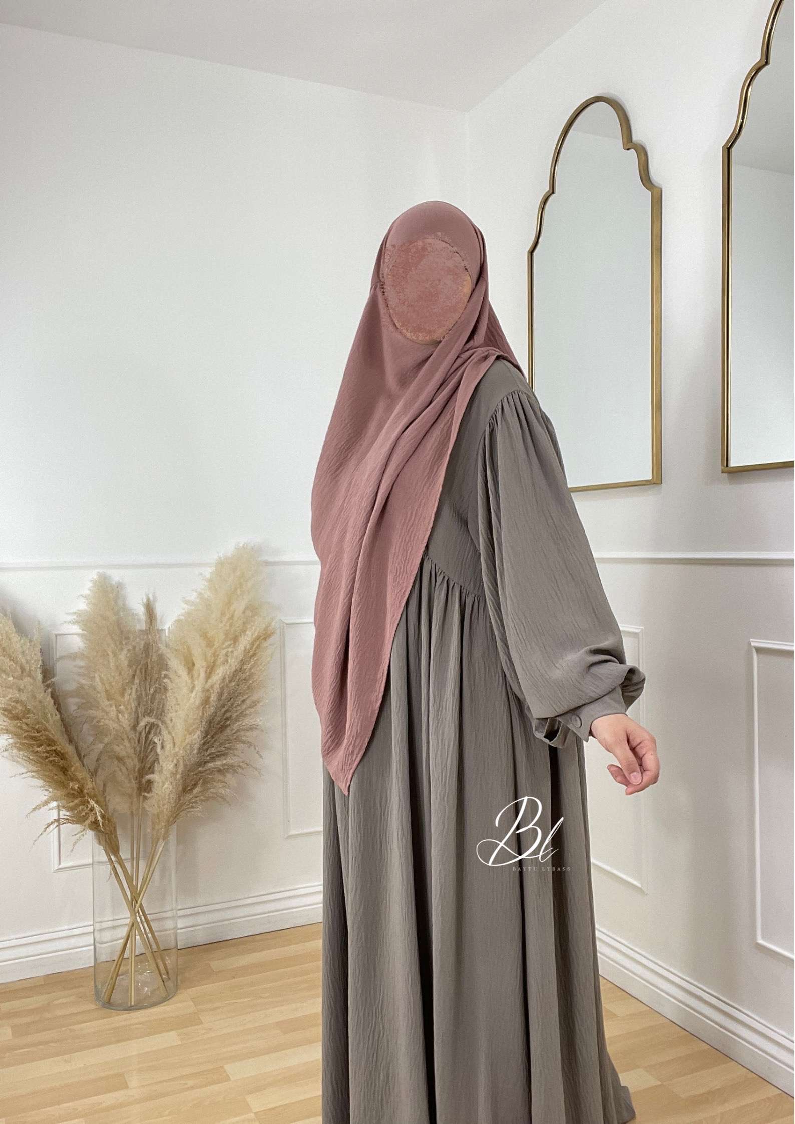 Maya Abaya Taupe (breastfeeding) – BAYTU LYBASS